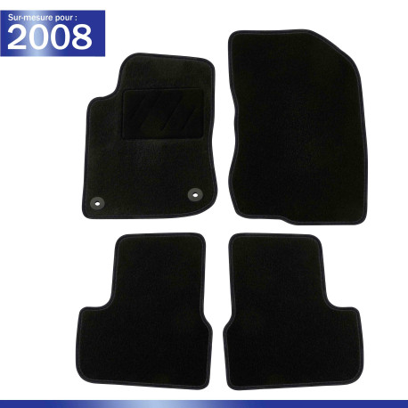 Tapis sur mesure pour Peugeot 2008 (de 04/2013 à 12/2019)