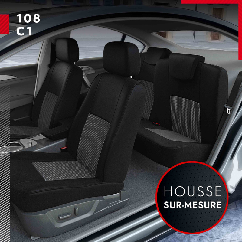 Bâche Voiture pour Peugeot 108 Cabriolet/Hatchback, Intérieur et extérieur  Toutes Saisons,imperméable et