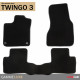 Tapis sur mesure pour Renault Twingo 3 (de 09/2014 à 2020)