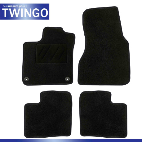 Tapis sur mesure pour Renault Twingo 3 (de 09/2014 à 2020)