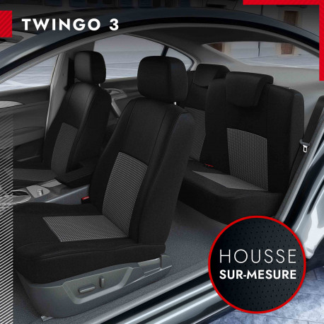 Housse siège auto Renault TWINGO 3 - Compatibilité Airbag, Isofix