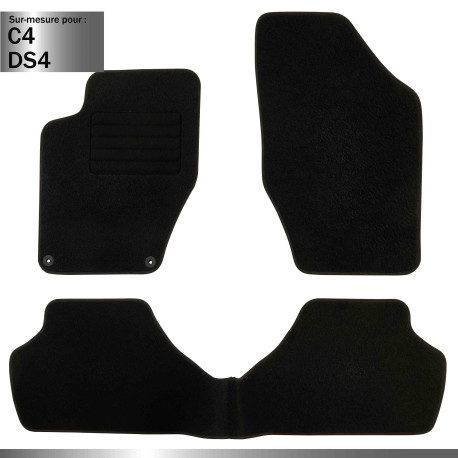 Tapis sur mesure pour Citroën C4 / DS4 (de 10/2010 - 10/2020)