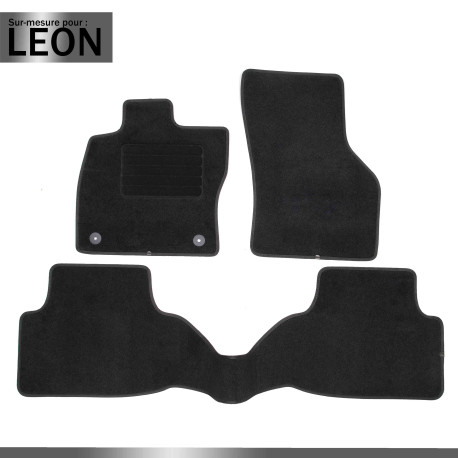 Tapis sur mesure pour Seat Leon (de 10/2012 à 2020)