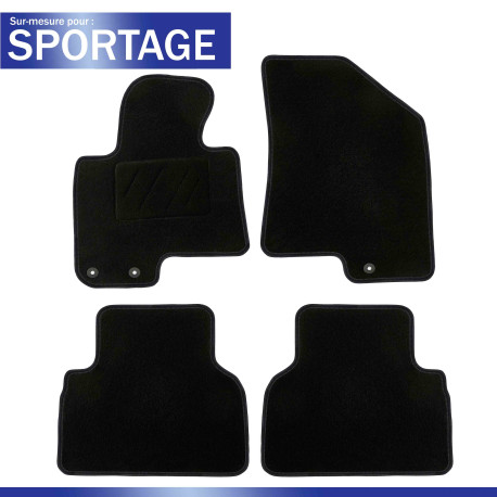 Tapis sur mesure pour Kia Sportage (de 01/2010 à 12/2015)