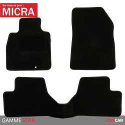 Tapis sur mesure Star pour Nissan Micra (de 05/2010 à 12/2016)