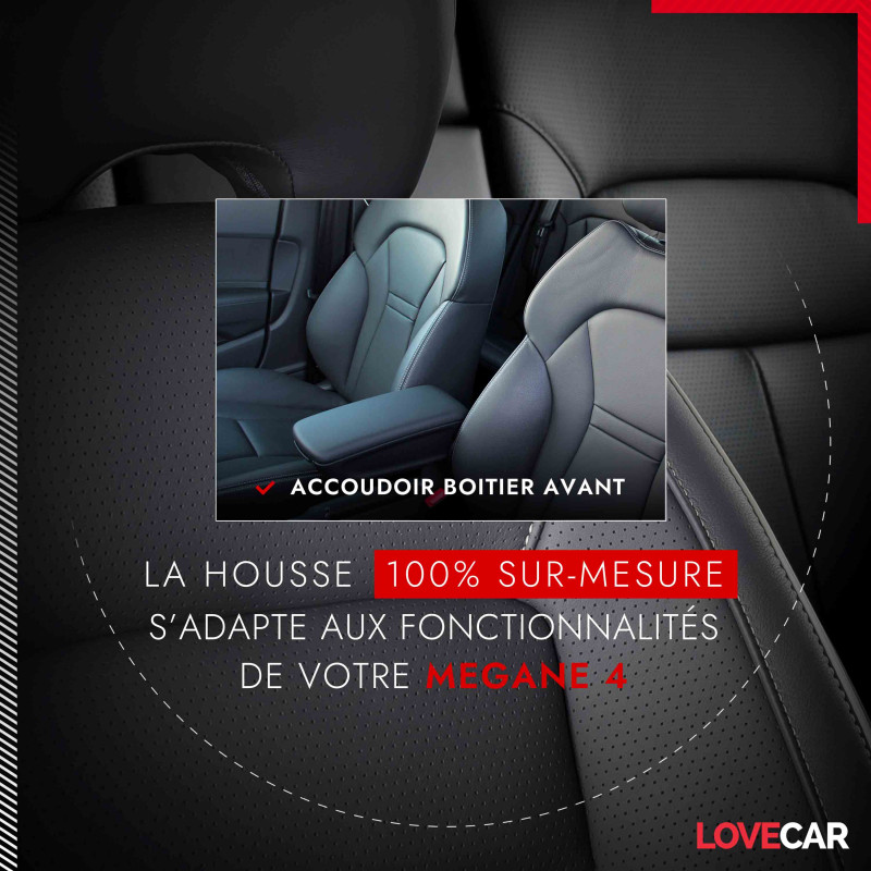 Housse siège auto Renault Clio 4 - Compatibilité Airbag, Isofix - Lovecar