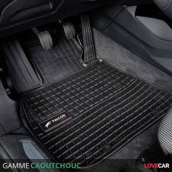  Tapis Coffre Doublure Tapis Coffre Voiture Spéciaux pour  Hyundai pour Palisade 2020-2023 Tapis Coffre Imperméables Protecteur Tapis  (Couleur : Brun)