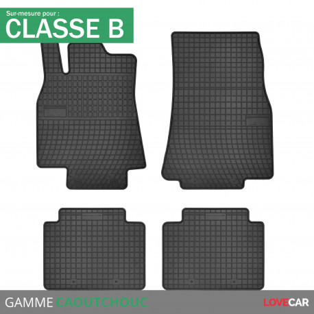 Tapis sur mesure caoutchouc pour MERCEDES CLASSE B