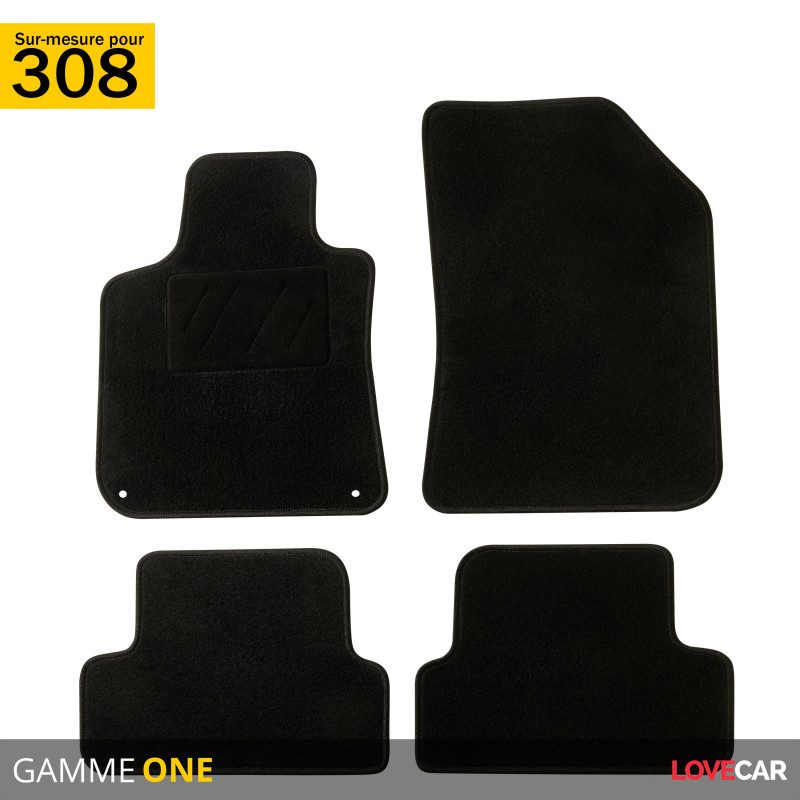 Tapis sur mesure pour Peugeot 308 (de 09/2013 à 09/2021) One