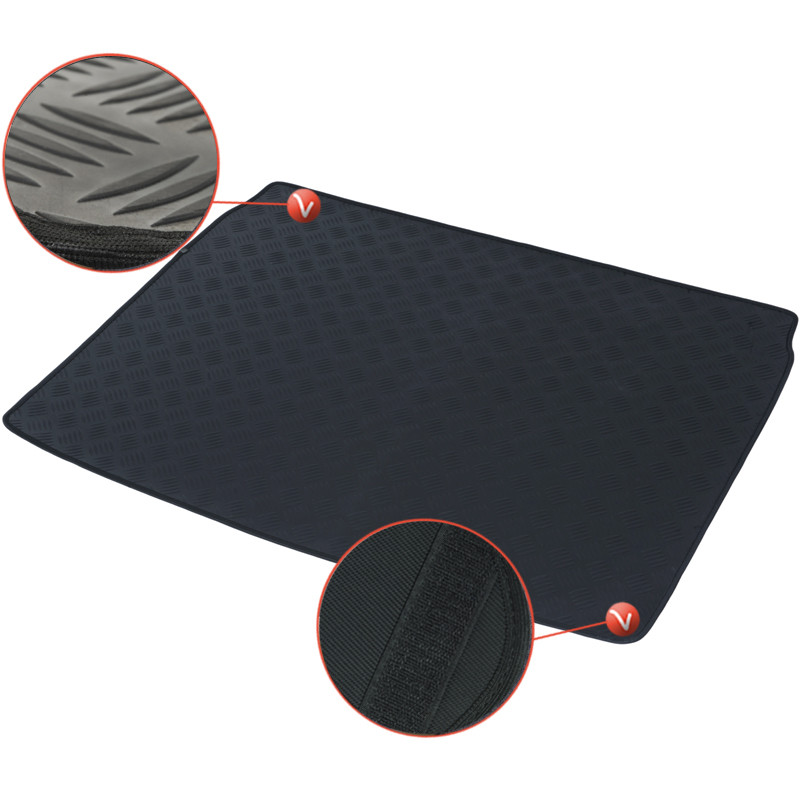 Tapis de coffre caoutchouc pour Kia Sportage - Imperméable - Lovecar