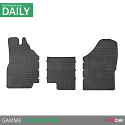 Tapis sur mesure caoutchouc pour Iveco Daily (de 03/2014 à 2020)