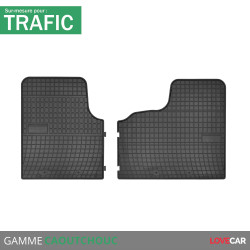 Tapis sur mesure caoutchouc pour RENAULT TRAFIC (de 05/2014 à 2020)