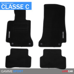 Tapis sur mesure pour Mercedes Classe C (de 03/2014 à 03/2018)