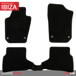 Tapis sur mesure pour Seat Ibiza (de 06/2008 à 06/2017)