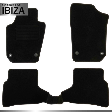 Tapis sur mesure pour Seat Ibiza (de 06/2008 à 06/2017)
