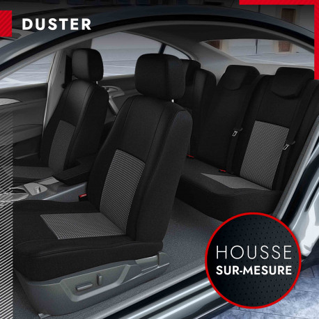 Housses de siège sur mesure pour Dacia Duster (de 01/2018 à 2020)