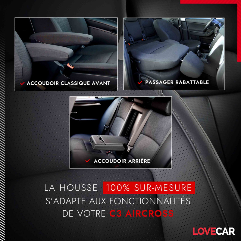 Housse SUR-MESURE extérieure Air Tex pour CITROEN C3 2 2009