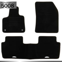 Tapis voiture sur mesure pour Peugeot 5008 (de 04/2017 à 12/2024)