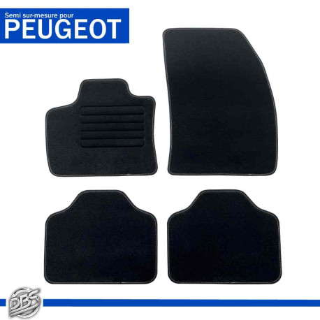 Tapis voiture semi sur mesure pour Peugeot