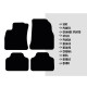 Tapis voiture semi-sure-mesure pour Fiat