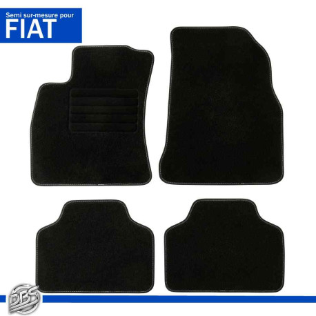 Tapis voiture semi-sure-mesure pour Fiat