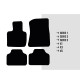 Tapis voiture semi-sur-mesure pour BMW