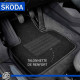 Tapis voiture semi-sur-mesure pour Skoda