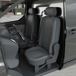 Housse Utilitaire pour Citroën Berlingo 2 (de 04/2008 à 10/2018) 2 sièges +accoudoirs