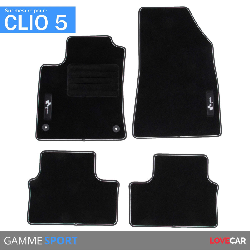 Tapis voiture sur mesure pour Renault Clio 5 (Dès 06/2019) One