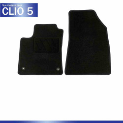 Tapis voiture sur mesure pour Renault Clio 5 (de 09/2019 à 2020)