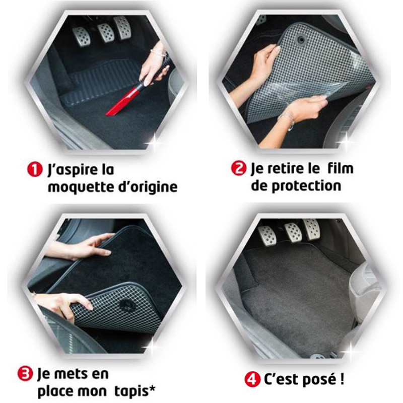 Tapis PEUGEOT 208 sur mesure - Livraison OFFERTE