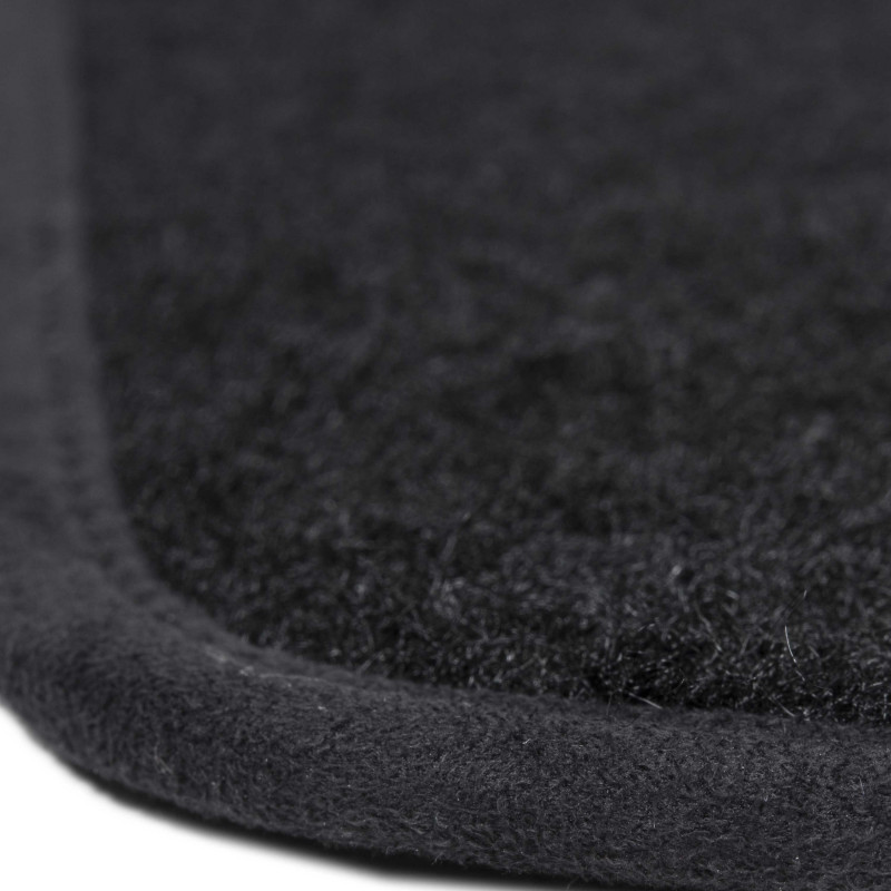 Tapis de sol feutre pour Renault Clio III (2005-2013) - tapis de voiture -  noir - DGS Autodywan