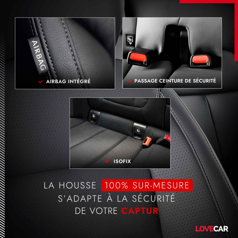 Housse de voiture RENAULT CAPTUR  acheter pas cher en ligne chez