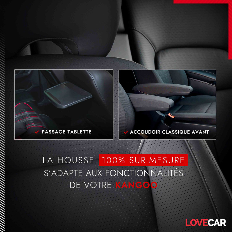 Housse protection Renault Kangoo II - bâche Coversoft : usage intérieur