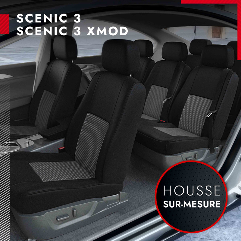 Demi housse de protection pour Renault Scénic III 5 places (2009 - 2016 ) -  My Housse