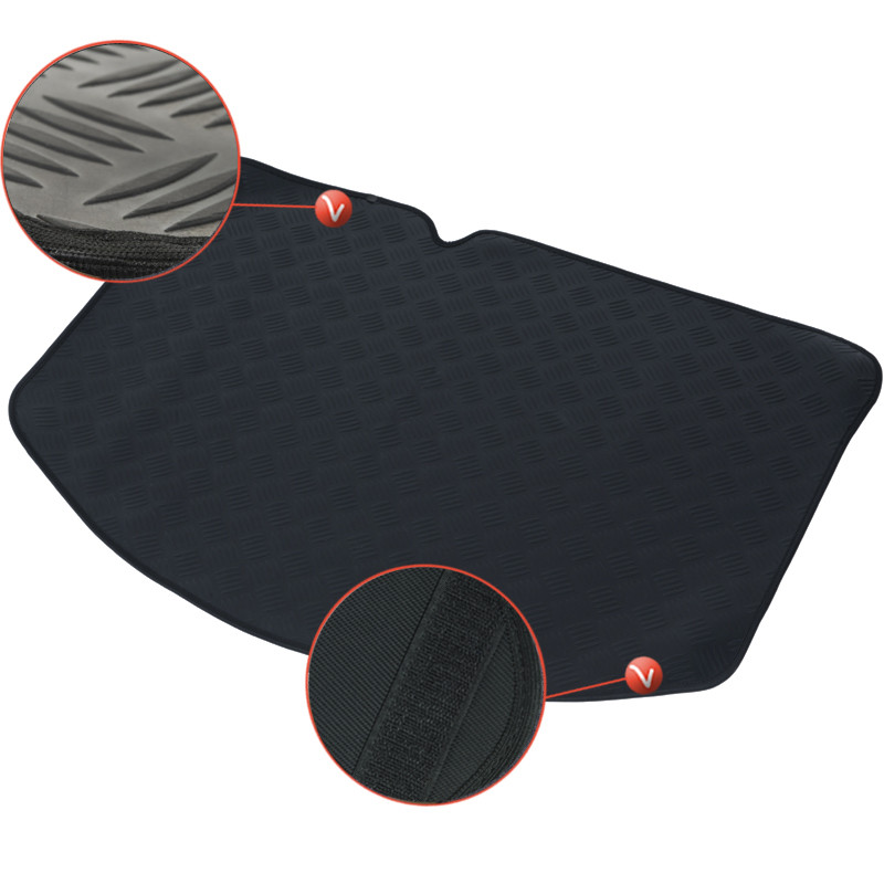 Tapis de coffre caoutchouc pour Peugeot 308 - Antidérapant - Lovecar