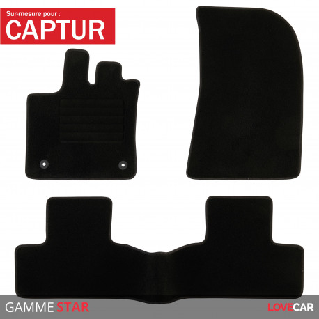 Tapis sur mesure pour Renault Captur dès 12/2019