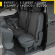 Housse Utilitaire pour Peugeot Expert (dès 09/2016 à 2020) 1 siège + 1 banquette