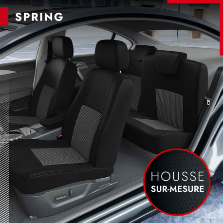 Housses de siège sur mesure pour Dacia Spring (dès 03/2021)