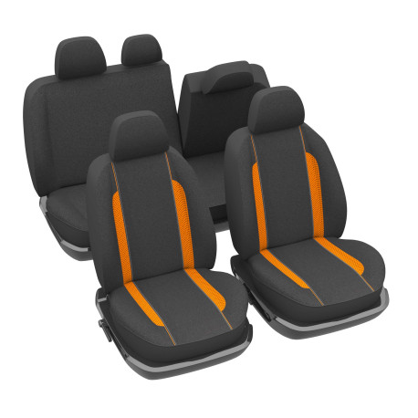 Housses universelles Orange Fluo TU+