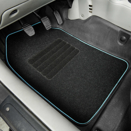 Tapis universels moquette Bleu Fluo