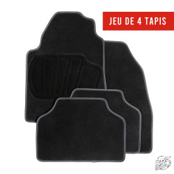Tapis universels moquette Dubai Noir