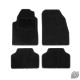 Tapis universels moquette Manchester Noir - 4 pièces
