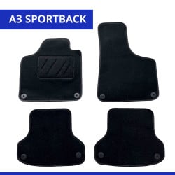 Tapis sur mesure Cristal pour Audi A3 Sportback (De 09/2004 à 01/2013)
