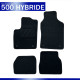 Tapis sur mesure Cristal Fiat 500 Hybride (dès 01/2020)