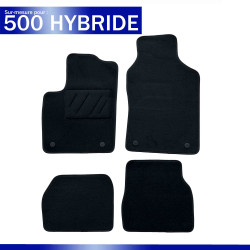 Tapis sur mesure Cristal Fiat 500 Hybride (dès 01/2020)