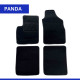 Tapis sur mesure Cristal Fiat Panda (de 09/2003 à 02/2012)