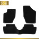 Tapis sur mesure pour Peugeot 308/308SW (de 09/2007 à 08/2013)