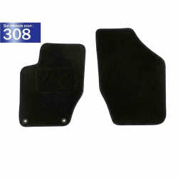 Tapis sur mesure pour Peugeot 308/308SW (de 09/2007 à 08/2013)