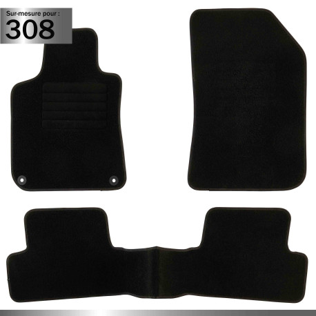 Tapis sur mesure Luxe pour Peugeot 308 (de 09/2013 à 07/2021)